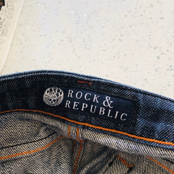 Rock & Republic mini denim skirt. Sz 26. - Picture 5 of 6